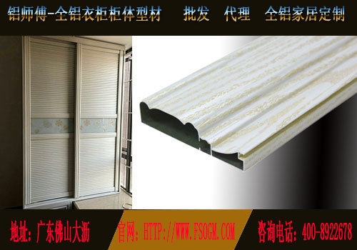 全鋁家居櫥柜衣柜鋁合金型材