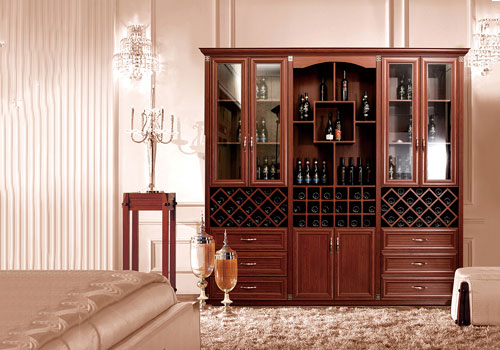 零甲醛無異味不變形防水經久耐用全鋁酒柜